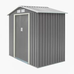 Rowlinson Trentvale 6x4 Pent Light Grey Metal Shed