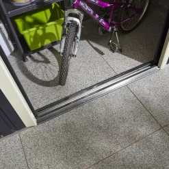 Rowlinson Trentvale 8x4 Pent Dark Grey Metal Shed -Garden Shop rowlinson trentvale 8x4 pent dark grey metal shed5013856206323 38c bq