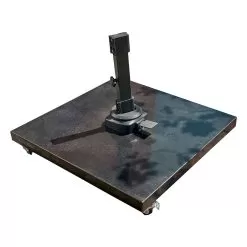 Royce Cantilever Granite Parasol Base With Wheels - 90kg -Garden Shop royce 90kg parasol base