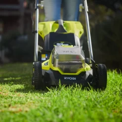 Ryobi ONE+ RLM18X33B50B Cordless 18V Rotary Lawnmower -Garden Shop ryobi one rlm18x33b50b cordless 18v rotary lawnmower4892210185860 05i bq