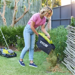 Ryobi ONE+ RLM18X33B50B Cordless 18V Rotary Lawnmower -Garden Shop ryobi one rlm18x33b50b cordless 18v rotary lawnmower4892210185860 07i bq