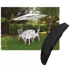 Garland Sail Parasol Cover - Black -Garden Shop sail parasol cover 5