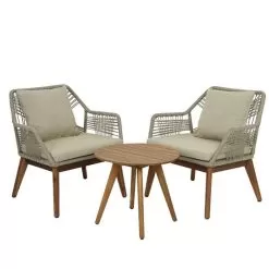 Seville 2 Seater Rope Bistro Set – Beige -Garden Shop seville rope tea for two beige 1