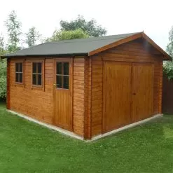 Shire 17x14 Bradenham Wooden Garage -Garden Shop shire 17x14 bradenham wooden garage5019804425136 04i bq