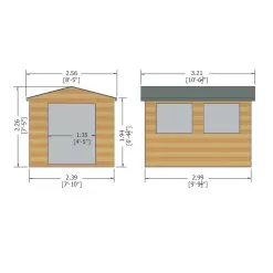 Shire Bison 10x8 Apex Shiplap Wooden Workshop -Garden Shop shire bison 10x8 apex shiplap wooden workshop5019804119035 01t bq