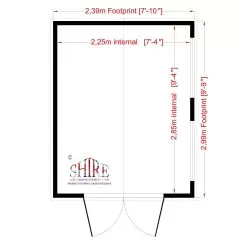 Shire Bison 10x8 Apex Shiplap Wooden Workshop -Garden Shop shire bison 10x8 apex shiplap wooden workshop5019804119035 02t bq
