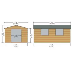 Shire Bison 16x10 Glass Apex Shiplap Wooden Workshop - Base Not Included -Garden Shop shire bison 16x10 glass apex shiplap wooden workshop base not included5019804119127 01t bq