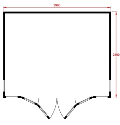 Shire Blenheim 10x8 Glass Bi-fold Door Apex Shiplap Wooden Summer House - Base Not Included -Garden Shop shire blenheim 10x8 glass bi fold door apex shiplap wooden summer house base not included5019804225491 03t