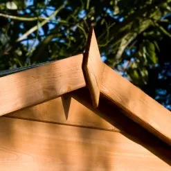 Shire Blenheim 10x8 Glass Bi-fold Door Apex Shiplap Wooden Summer House - Base Not Included -Garden Shop shire blenheim 10x8 glass bi fold door apex shiplap wooden summer house base not included5019804225491 10i