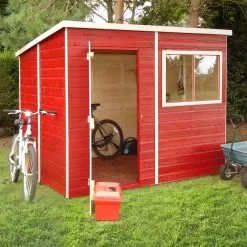 Shire Caldey 8x6 Ft Pent Shiplap Wooden Shed With Floor - Assembly Service Included -Garden Shop shire caldey 8x6 ft pent shiplap wooden shed with floor assembly service included5019804668410 03i bq