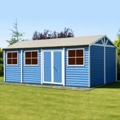 Shire Mammoth 24x12 Glass Apex Wooden Workshop - Base Not Included -Garden Shop shire mammoth 24x12 glass apex wooden workshop base not included5019804243181 01i bq