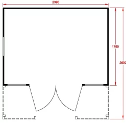 Shire Milton 8x9 Glass Apex Shiplap Wooden Summer House - Base Not Included -Garden Shop shire milton 8x9 glass apex shiplap wooden summer house base not included5019804124800 02t