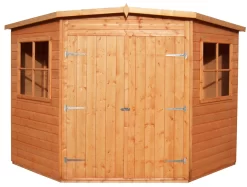 Shire Murrow 7x7 Ft Pent Shiplap Wooden 2 Door 2 Windows Shed With Floor -Garden Shop shire murrow 7x7 ft pent shiplap wooden 2 door 2 windows shed with floor5019804773480 02c