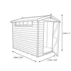 Shire Security Cabin 10x6 Apex Dip Treated Shiplap Wooden Shed With Floor - Assembly Service Included 7 Shire Security Cabin 10x6 Apex Dip Treated Shiplap Wooden Shed With Floor - Assembly Service Included -Garden Shop shire security cabin 10x6 apex dip treated shiplap wooden shed with floor assembly service included5019804112111 03t