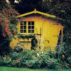 Shire Security Cabin 10x6 Apex Shiplap Wooden Shed - Assembly Service Included