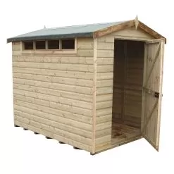 Shire Security Cabin 10x8 Ft Apex Shiplap Wooden Shed With Floor