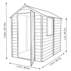 Shire Shetland 6x4 Ft Apex Shiplap Wooden Shed With Floor (Base Included) - Assembly Service Included 14 Shire Shetland 6x4 Ft Apex Shiplap Wooden Shed With Floor (Base Included) - Assembly Service Included -Garden Shop shire shetland 6x4 ft apex shiplap wooden shed with floor base included assembly service included5397007006308 18bq