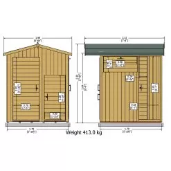 Shire Tongue & Groove Wooden 6x6 Apex Garden Storage - Assembly Service Included 15 Shire Tongue & Groove Wooden 6x6 Apex Garden Storage - Assembly Service Included -Garden Shop shire tongue groove wooden 6x6 apex garden storage assembly service included5019804118786 01t bq