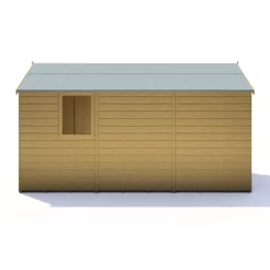 Shire Warwick 12x6 Ft Apex Shiplap Wooden Shed With Floor -Garden Shop shire warwick 12x6 ft apex shiplap wooden shed with floor5019804126903 04c bq