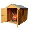 Shire Warwick 8x6 Ft Apex Shiplap Wooden Shed With Floor (Base Included)