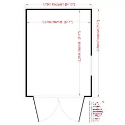Shire Warwick 8x6 Ft Apex Shiplap Wooden Shed With Floor (Base Included) -Garden Shop shire warwick 8x6 ft apex shiplap wooden shed with floor base included 5019804789528 02t