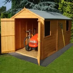Shire Warwick 8x6 Ft Apex Shiplap Wooden Shed With Floor (Base Included) - Assembly Service Included -Garden Shop shire warwick 8x6 ft apex shiplap wooden shed with floor base included assembly service included5019804456413 01i bq