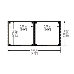 Shire Wooden Bin Storage 7 Shire Wooden Bin Storage -Garden Shop shire wooden bin storage5060490133256 02t bq