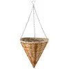 Smart Garden Country Braid Natural Cone Hanging Basket, 35cm