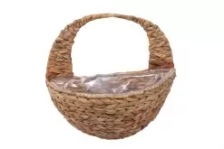 Smart Garden Hyacinth Natural Semi-circle Hanging Basket