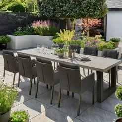 Life Stelvio 8 Seater Dining Set -Garden Shop stelvio tbl with 8 caribean carbon dining chairs 3 1