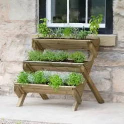 Zest Outdoor Living Stepped Herb Planter -Garden Shop stepped herb planter 1