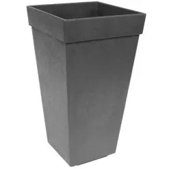 Tierra Verde Symphony Planter, 50cm – Steel Grey