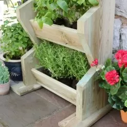 Zest Outdoor Living Tall Vertical Herb Stand -Garden Shop tall vertical herb stand1