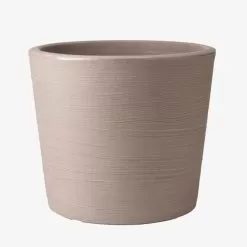 Stewart Garden Varese Low Planter, Dark Brown - 40cm