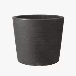 Stewart Garden Varese Low Planter, Granite - 40cm