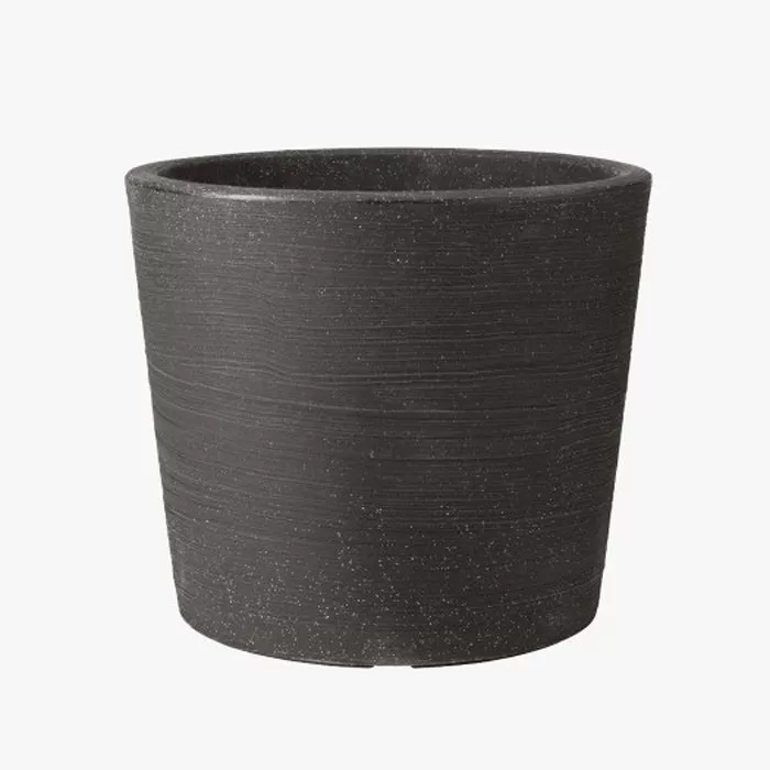 Stewart Garden Varese Low Planter, Granite - 40cm 1 Stewart Garden Varese Low Planter, Granite - 40cm