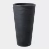 Stewart Garden Varese Tall Planter, Granite - 40cm
