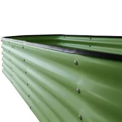 VegTrug VegTub Metal Raised Bed - Sage Green -Garden Shop vegtub metal raised bed sagegreen