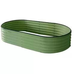 VegTrug VegTub Metal Raised Bed - Sage Green -Garden Shop vegtub metal raised bed sagegreen 6