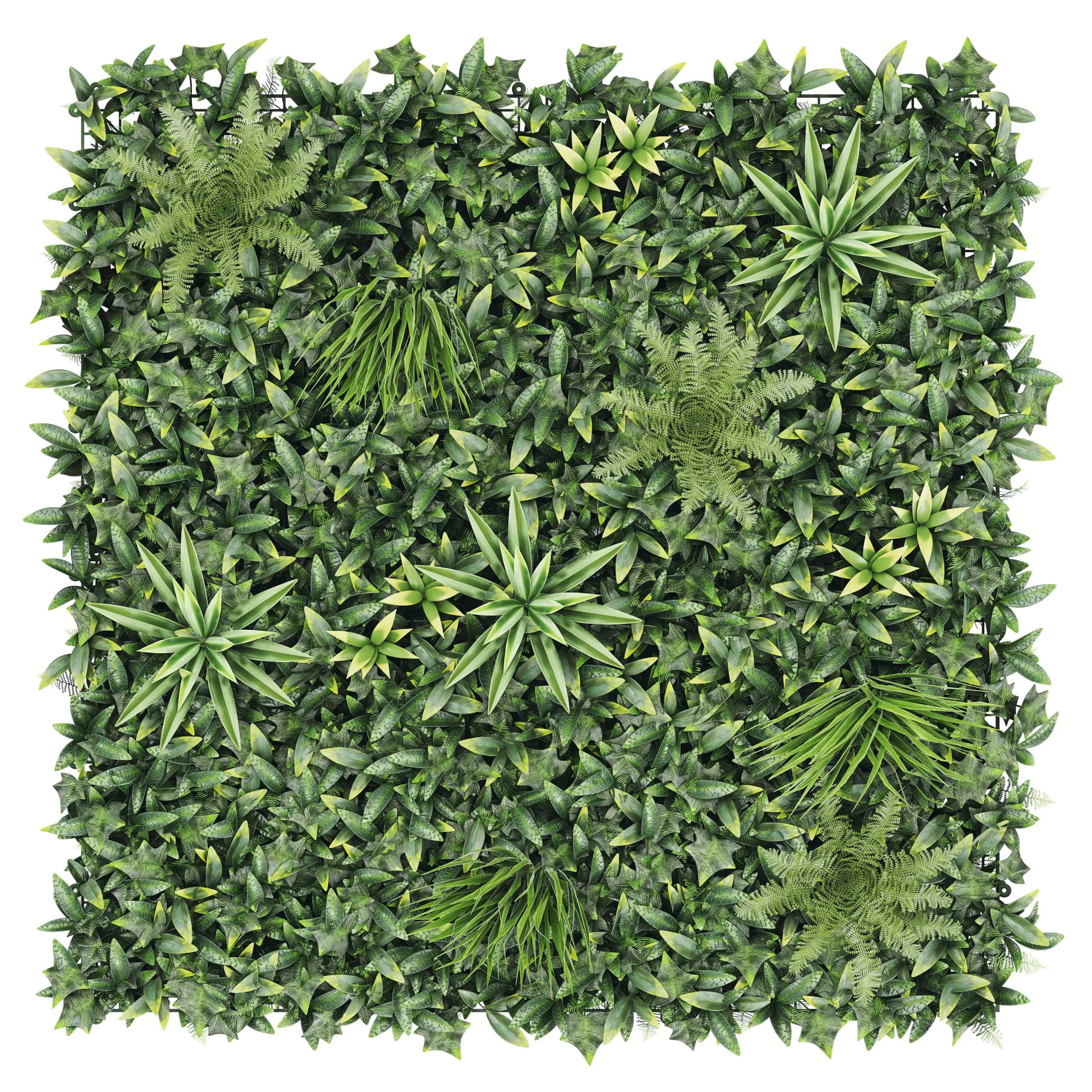 Vertical Square Artificial Plant Wall, (H)1m (W)1m 1 Vertical Square Artificial Plant Wall, (H)1m (W)1m