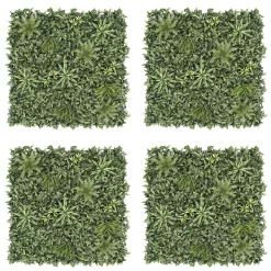 Vertical Square Artificial Plant Wall, (H)1m (W)1m 9 Vertical Square Artificial Plant Wall, (H)1m (W)1m -Garden Shop vertical square artificial plant wall h 1m w 1m5059340671932 37c