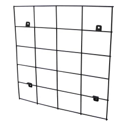 Verve Matt Black Metal Wall Rack