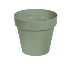 Verve Nurgul Deep Lichen Green Polypropylene (PP) Circular Plant Pot (Dia)30cm