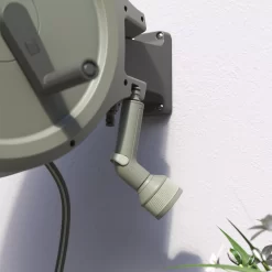 Verve Wall-mounted Manual Hose Reel Set (L)40m -Garden Shop verve wall mounted manual hose reel set l 40m5059340251004 02i 1