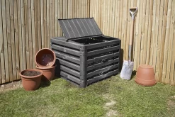 Verve Wood Effect Composter 400L -Garden Shop verve wood effect composter 400l5063022039118 02i 1