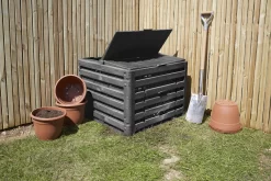 Verve Wood Effect Composter 400L -Garden Shop verve wood effect composter 400l5063022039118 03i 1