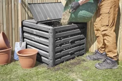 Verve Wood Effect Composter 400L -Garden Shop verve wood effect composter 400l5063022039118 07i