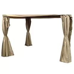 Wild Garden Cheltenham Gazebo, Curtains Only, Beige - 3m X 2.6m