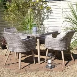 Wild Garden Weimar 4 Seater Dining Set 11 Wild Garden Weimar 4 Seater Dining Set -Garden Shop wild garden weimar dining set 4 seater 730915 1 1 1