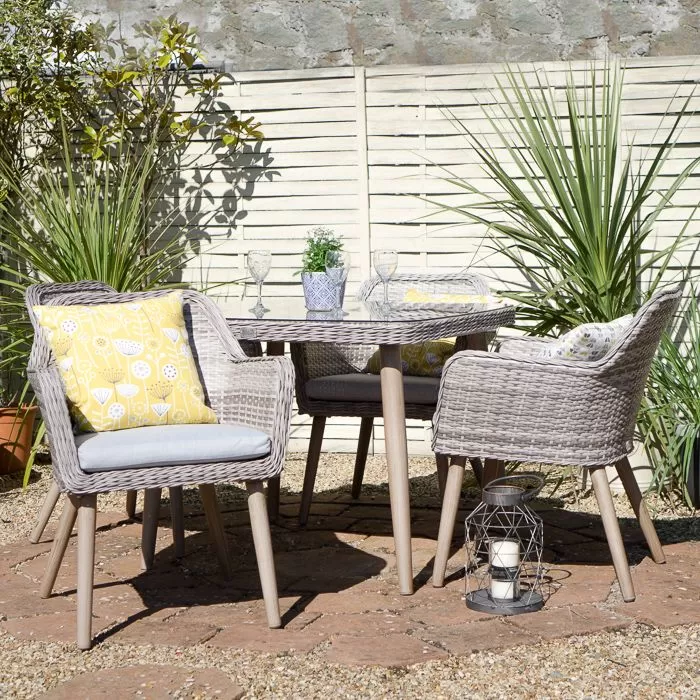 Wild Garden Weimar 4 Seater Dining Set 2 Wild Garden Weimar 4 Seater Dining Set - Image 2